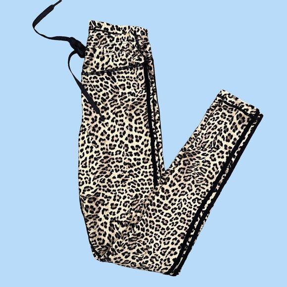 The Upside Leo Printed Leopard Yoga Legging Pants Women's Size 4 - Picture 1 of 5